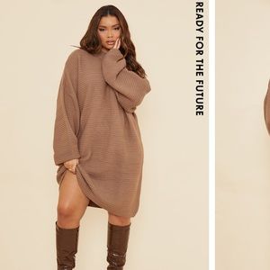PLT Mocha Sweater Dress